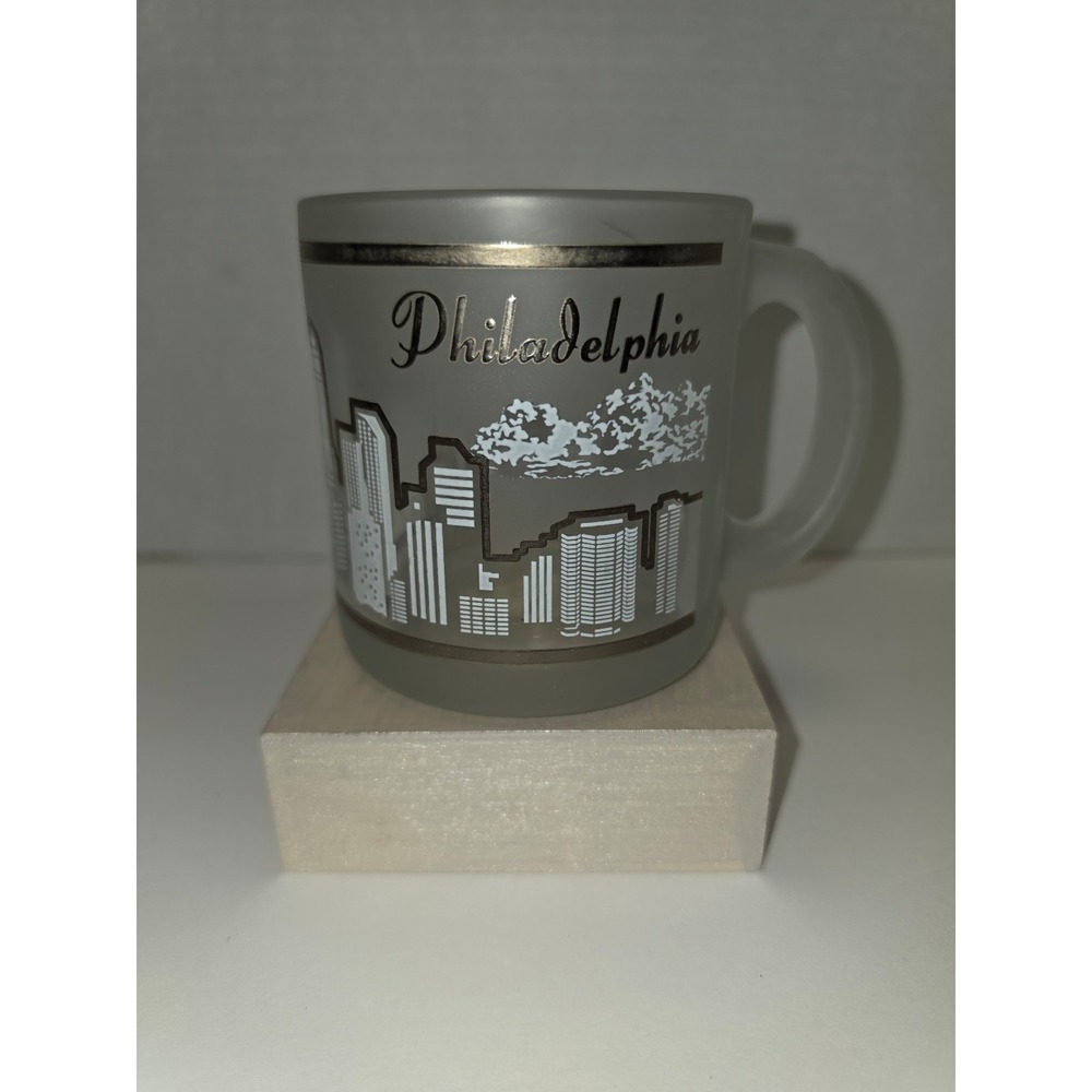 Clear Glass Starbucks Philadelphia City Mug Global Icon collector series
